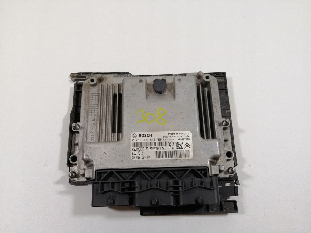 фото №1, Peugeot 308 ii бортовий комп'ютер двигуна 9808016480