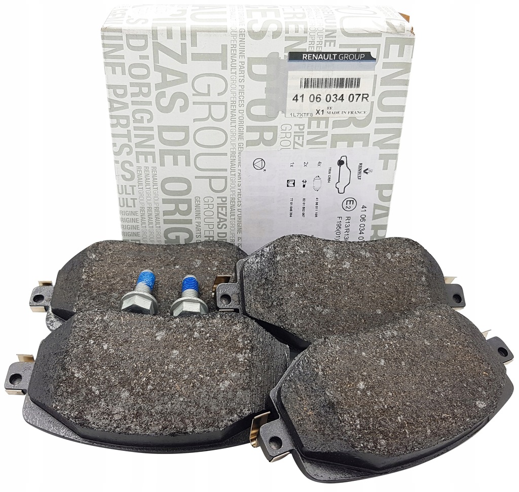 фото №1, Гальмівні колодки гальмівні перед org do renault megane iv