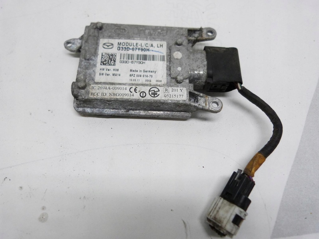 фото №1, Mazda 6 gh модуль блок управления света стартер