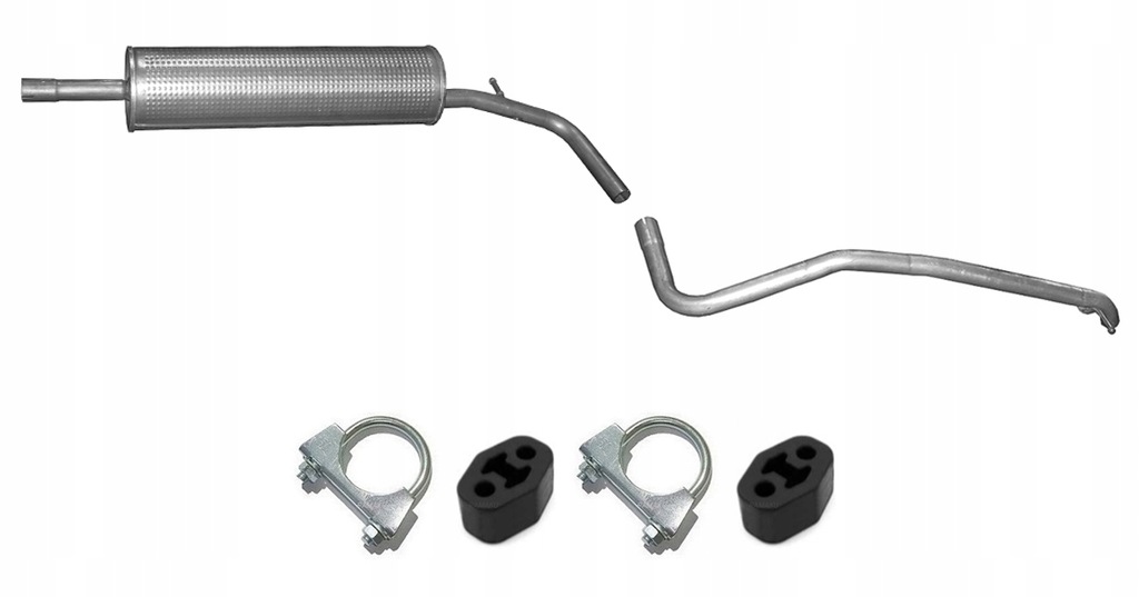 фото №1, Vw up 1.0 od 2011r. гасник + труба кінцева