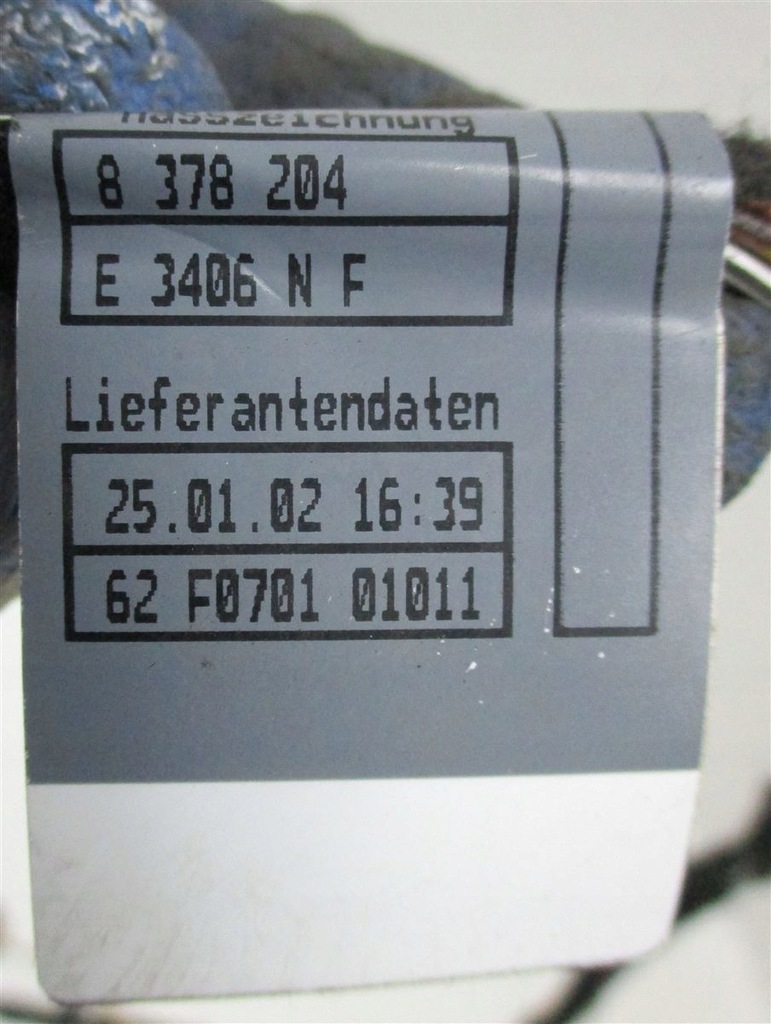 фото №5, Джгут двері лівий перед bmw e46 coupe 8378204