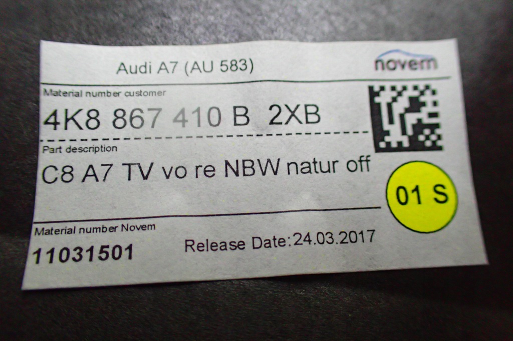 фото №6, ^^ audi a7 4k молдинг декоративная дверь pp 4k8867410b