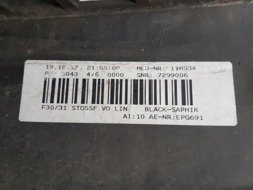 фото №10, Бампер перед bmw 3 f30 f31 pdc омивачі решітки радіатора