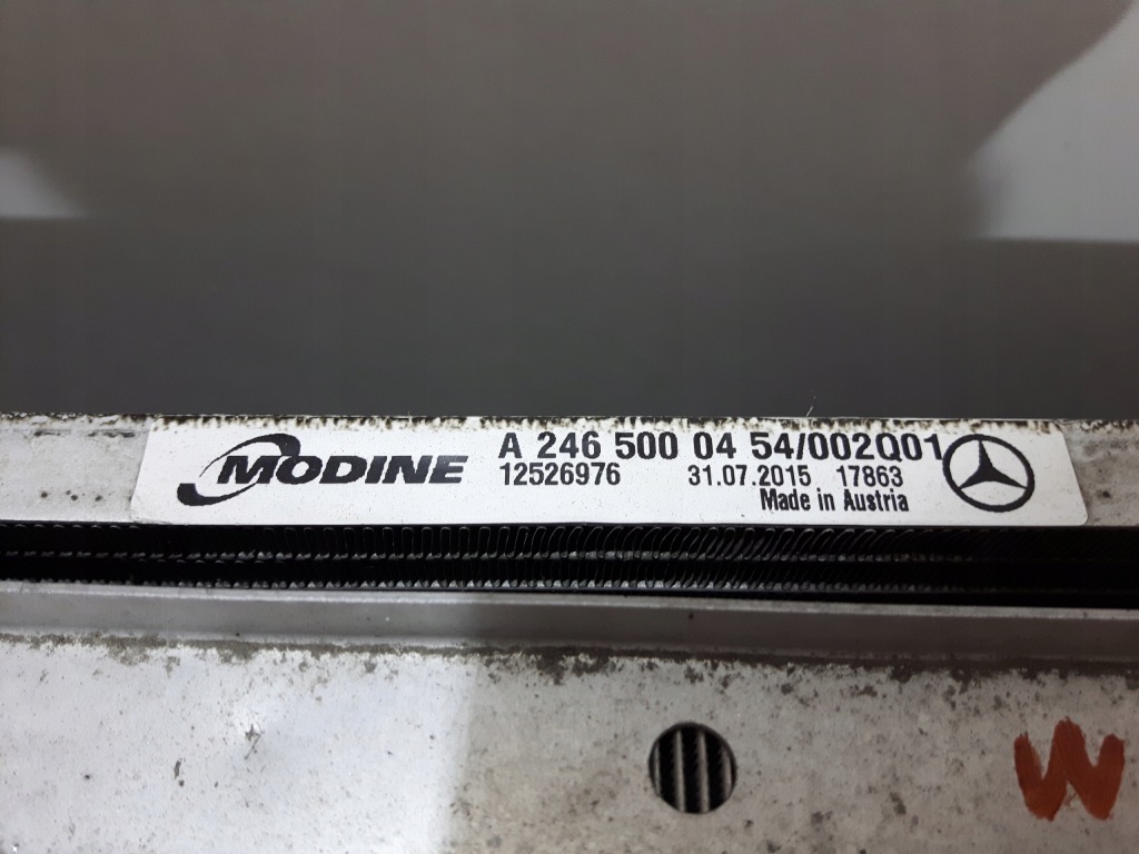 фото №9, Радиатор воды кондиционера mercedes a w176 b w246