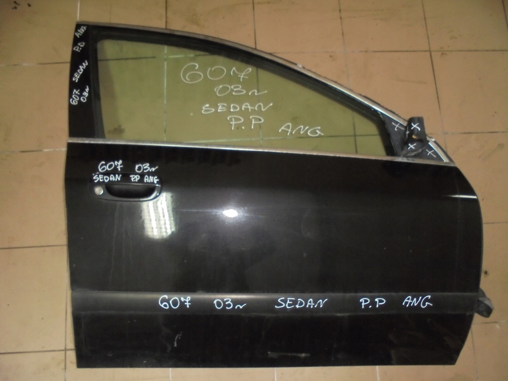 фото №1, Дверь правое перед peugeot 607 03r