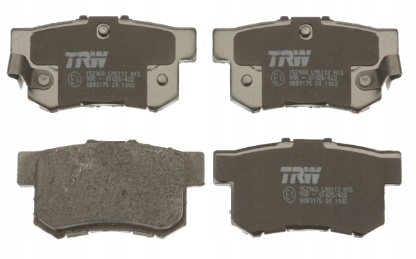 фото №8, Гальмівні колодки ham. задні gdb3175 trw