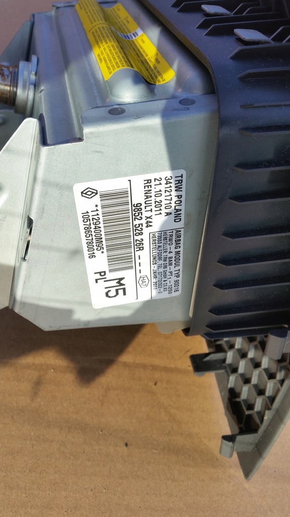 фото №5, Натяжитель модуль подушка безопасности перед twingo ii renault