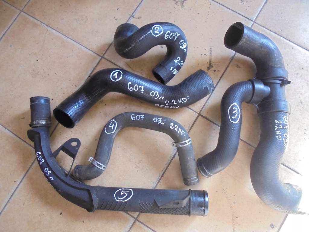фото №1, Peugeot 607 2.2hdi труба шланг 03' sedan
