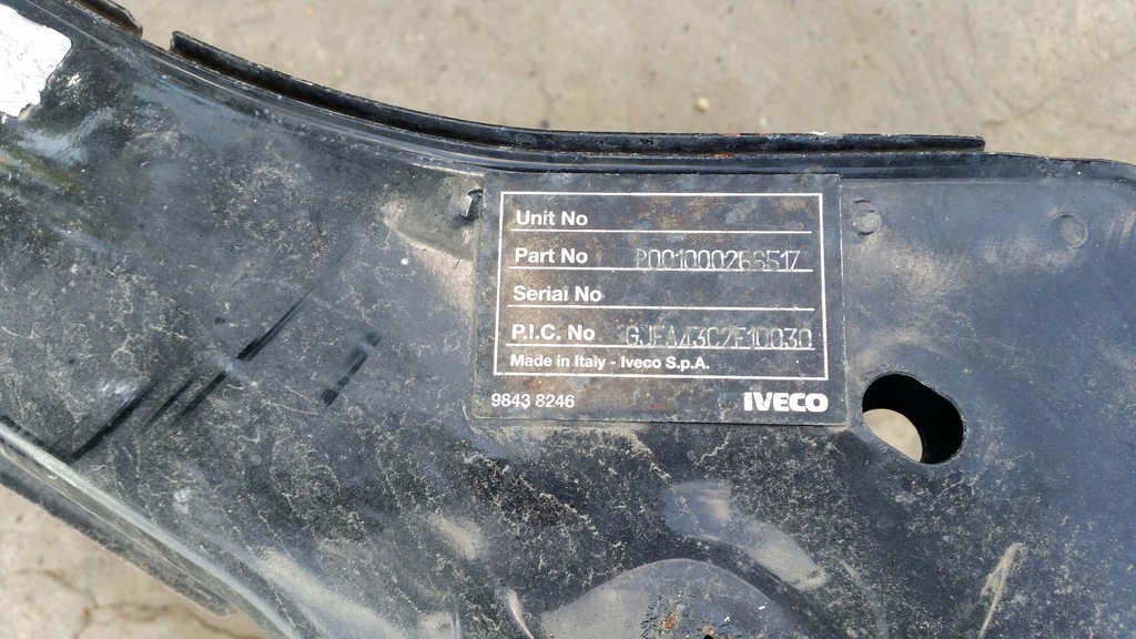 фото №4, Pas перед усилитель iveco daily iv 06-11r