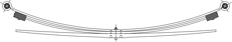 фото №1, Ресора ресори mercedes sprinter 616 cdi задня 3p