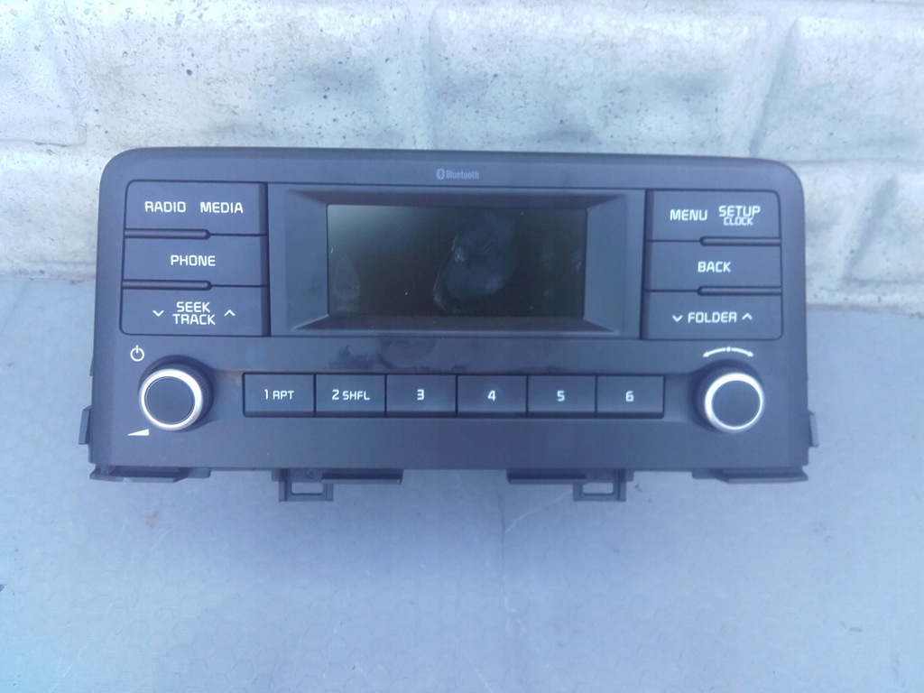 фото №1, Kia picanto iii 17- радио заводской оригинальные