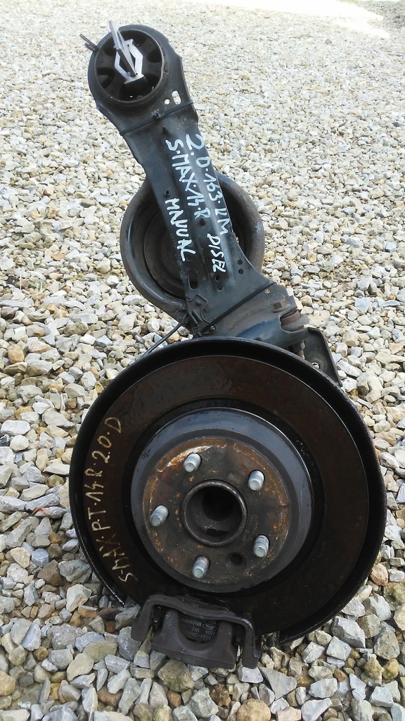 фото №6, Ford s-max mk1 поворотный кулак ступица левая задняя левый задняя