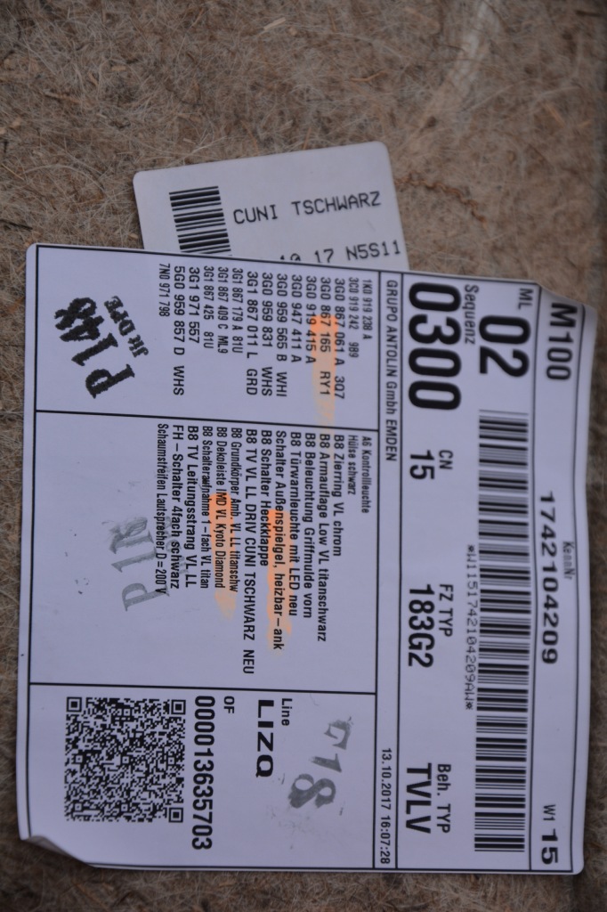 фото №11, 4x обивка дверь обшивки vw passat b8