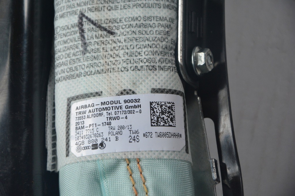 фото №14, Подушка безопасности подушка audi a6 c7 4g8880241b 4g8880242b