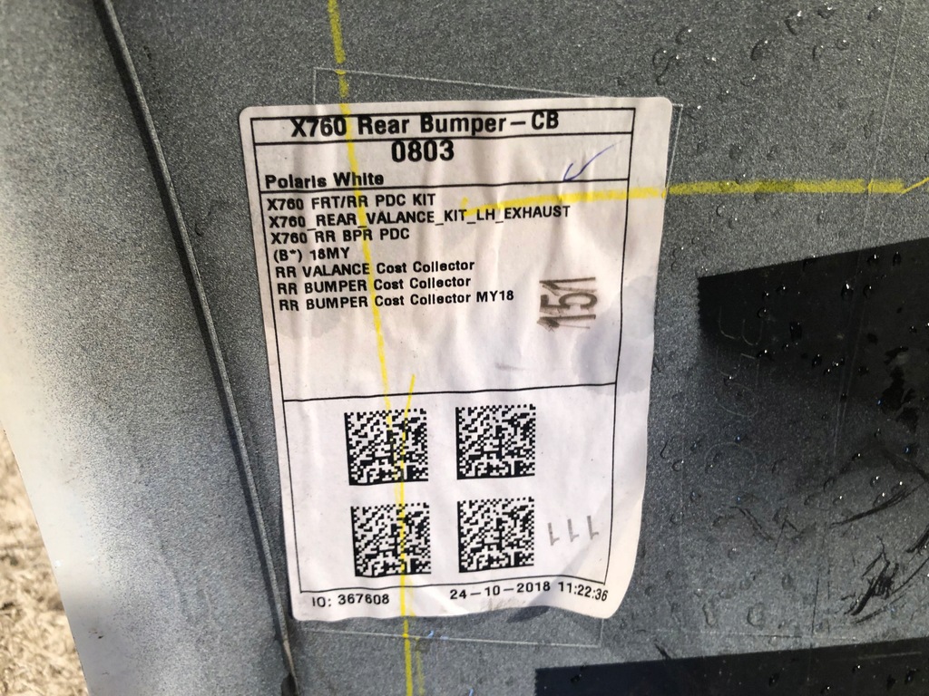 фото №10, Jaguar xe x760 бампер задняя задний