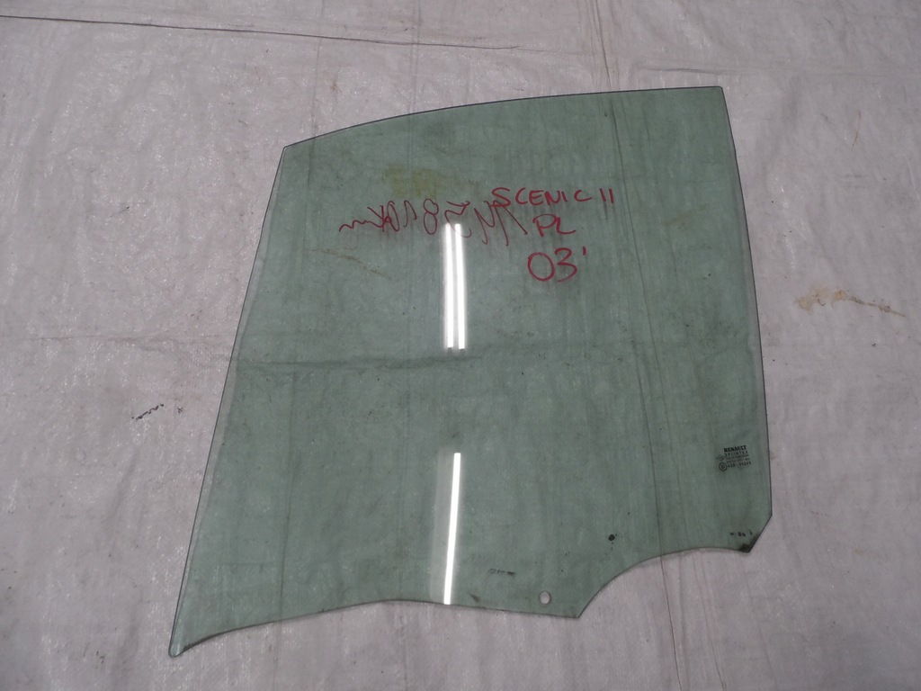 фото №1, Скло двері перед ліва renault scenic ii 2 03 r