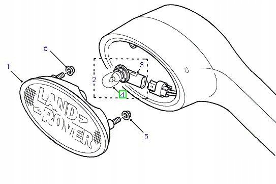 фото №4, Лампочка світло стоп land rover freelander
