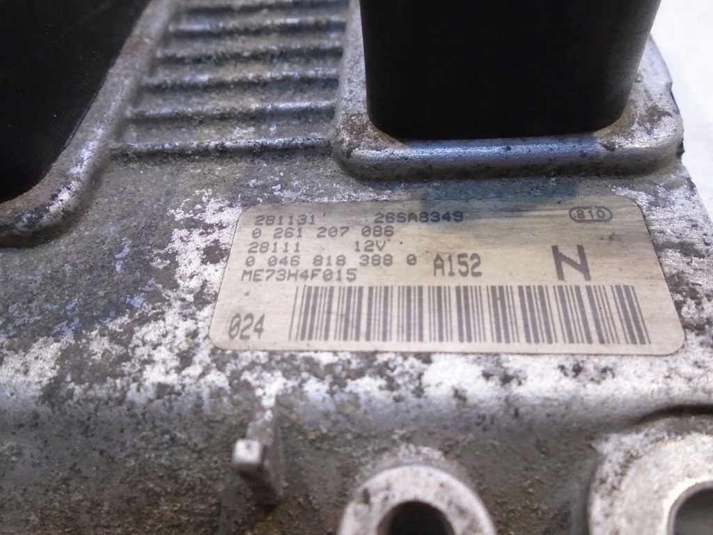 фото №5, Блок керування двигуна fiat stilo 1.2 16v 0261207086