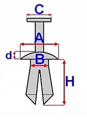 фото №5, 10x штифт dodge chllenger dart durango ram
