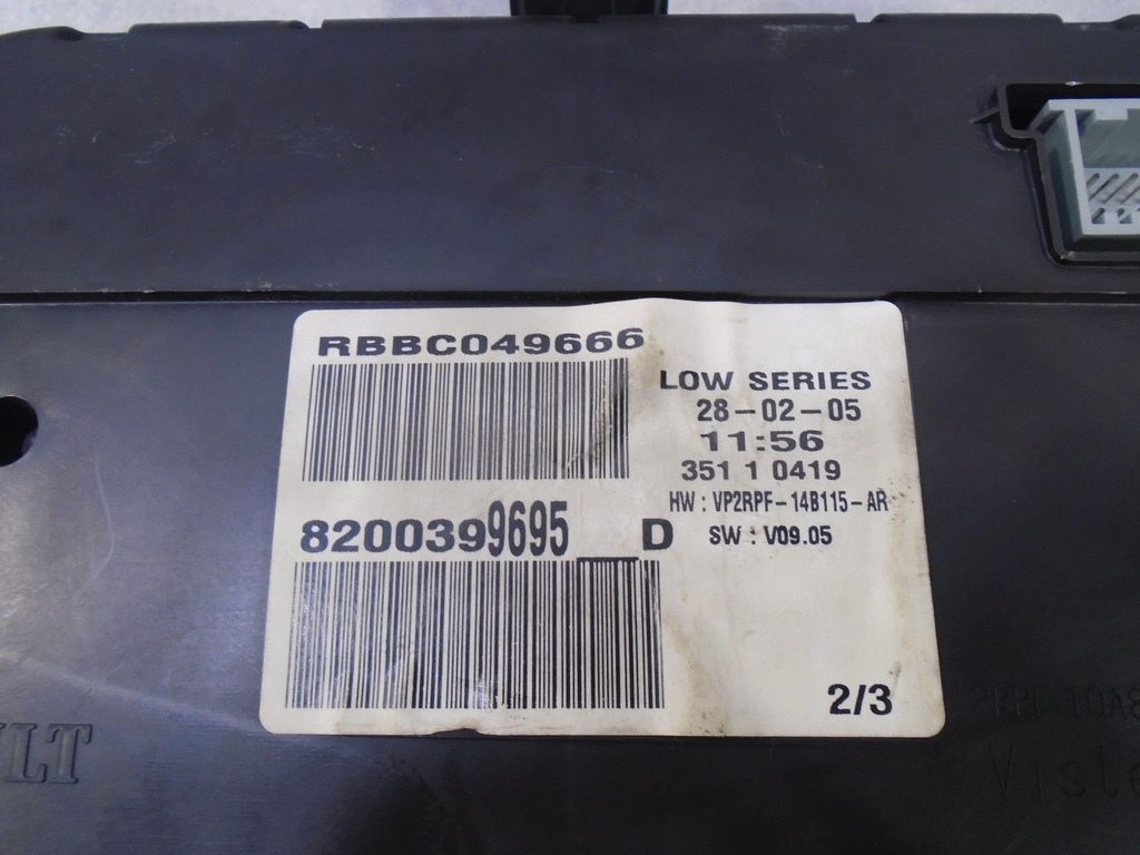 фото №8, Счетчик renault megane ii 1.9 dci 8200399695d