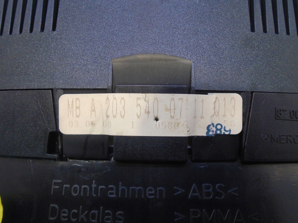 фото №8, Счетчик приборы mercedes w203 c200 2.0 a2035400711