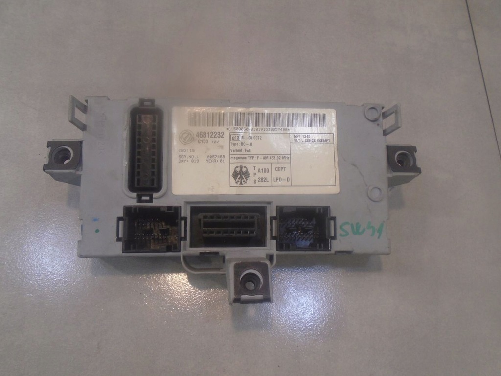 фото №1, Модуль bsi fiat punto ii 1.2 46812232