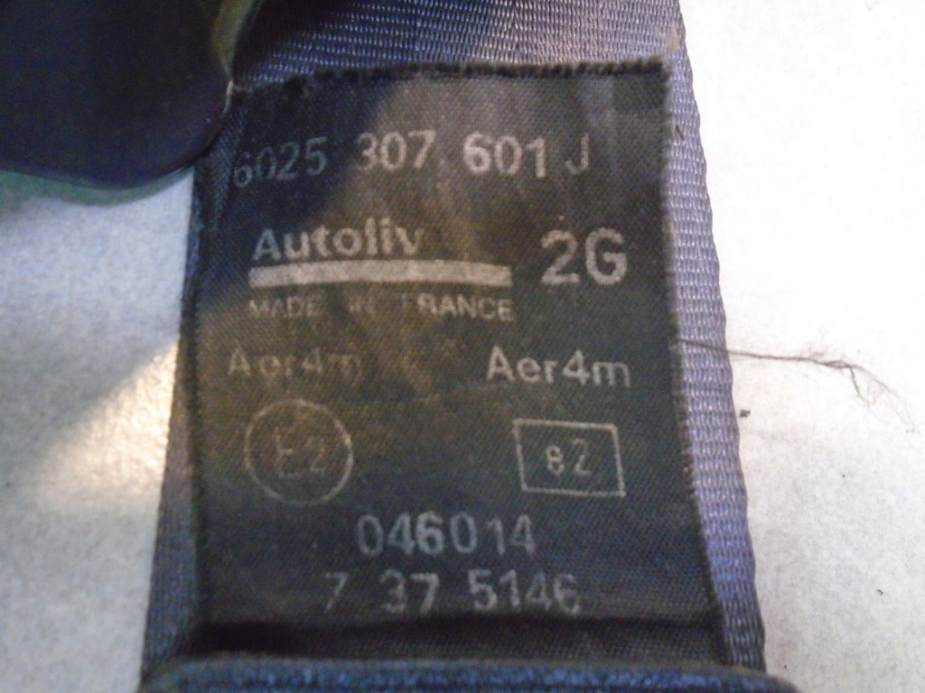 фото №5, Pas безпеки лівий задня espace iii 6025307601