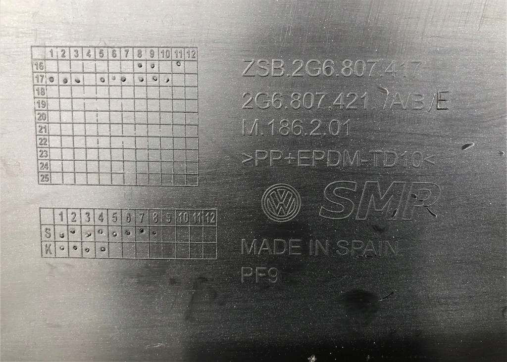 фото №9, Vw polo vi 2g6 17- бампер задняя bez pdc оригинал