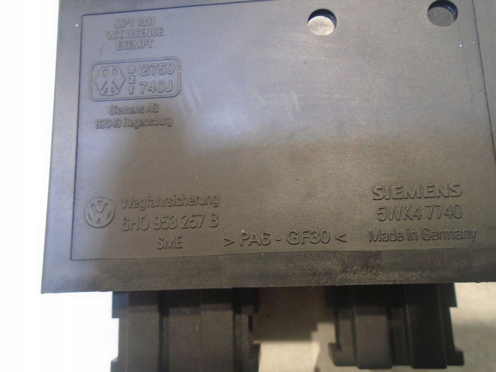 фото №4, Модуль иммобилайзер vw lupo 6h0953257b