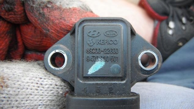 фото №8, Picanto 1 i 03- датчик давления map 39300-22600