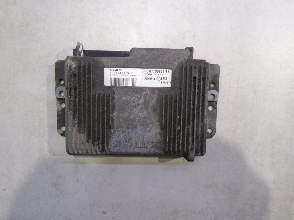 фото №1, Блок управления двигателя renault espace iii 7700105153