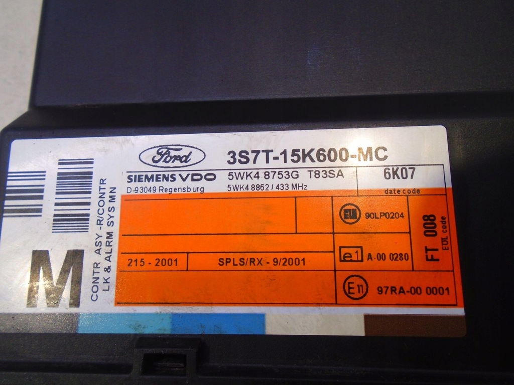 фото №4, Модуль комфорта ford mondeo mk3 3s7t15k600mc