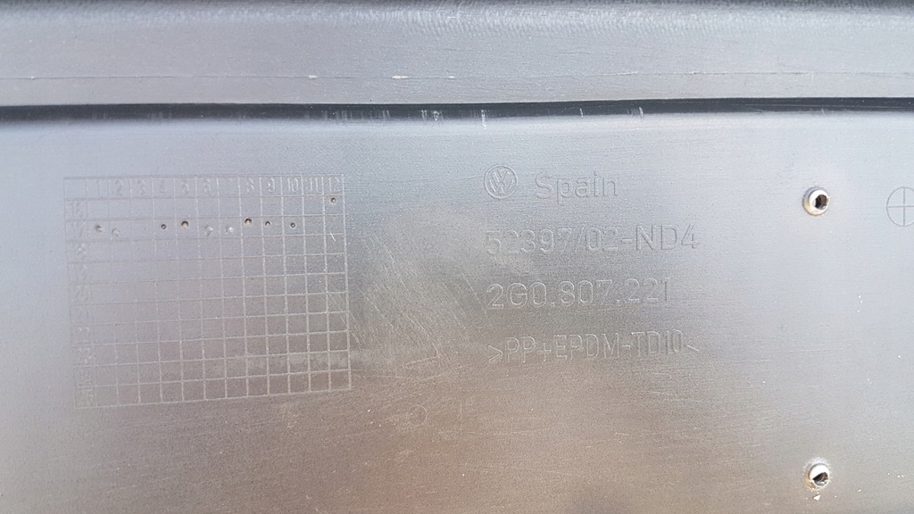 фото №11, Бампер перед vw polo 2g0 vi 6 оригинал bez pdc