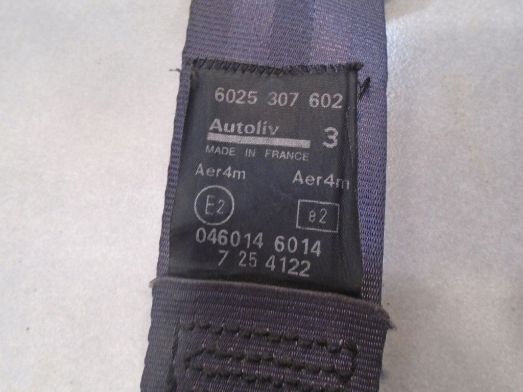 Купити Ремінь правий задній 3 ряд espace iii 6025307602