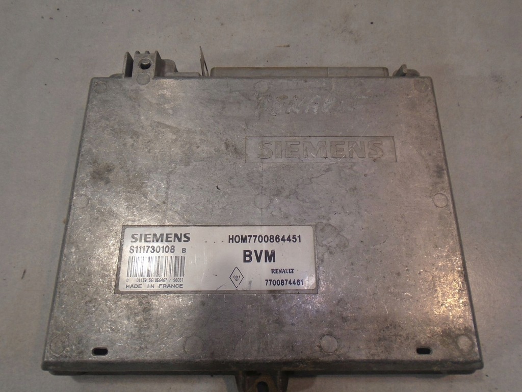 фото №1, Блок управления двигателя renault megane i 1.4 s111730108b