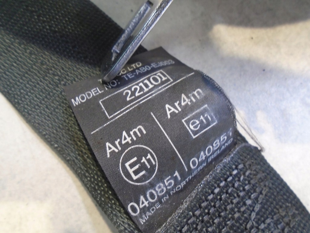 фото №6, Pas безопасности левый задняя honda civic vii