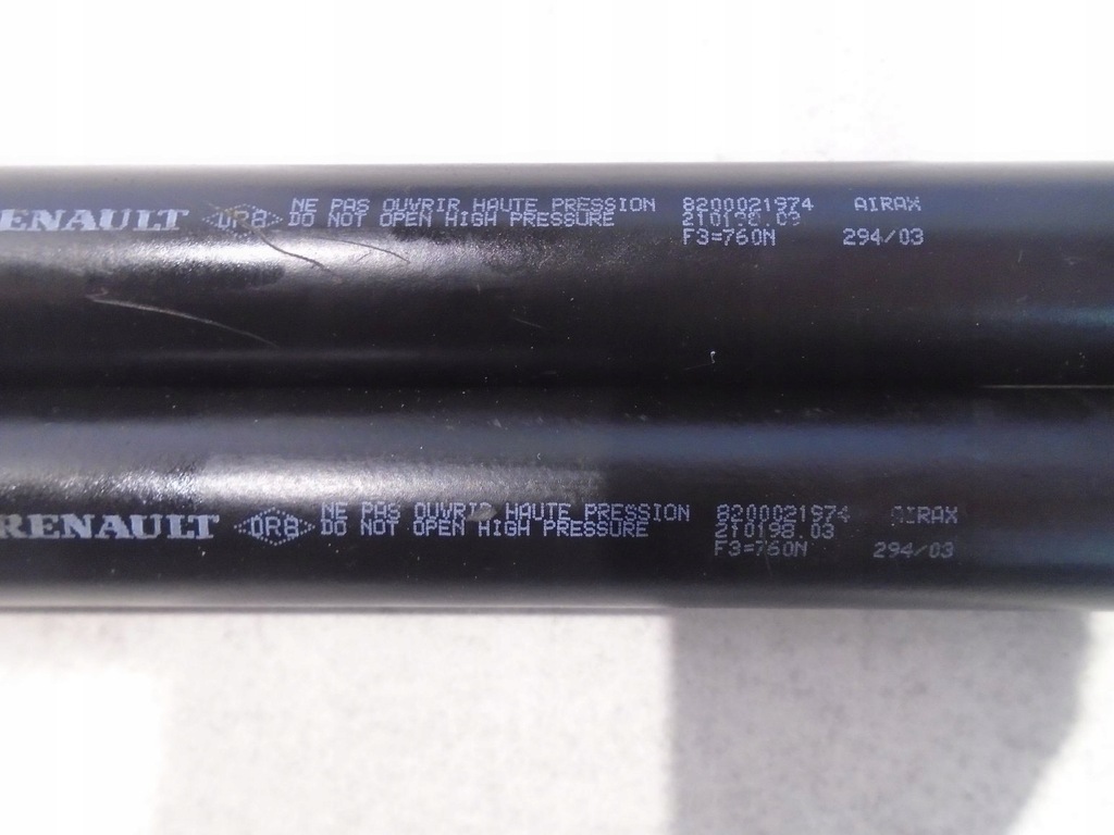 фото №4, Амортизаторы крышки задняя renault espace iv 8200021974