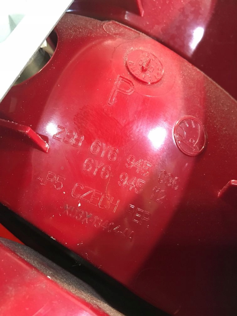 фото №7, Лампа правый задняя skoda fabia 1.4 mpi 6y6945096