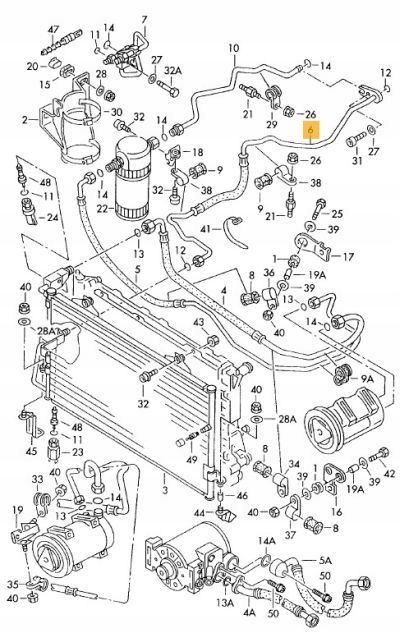 фото №10, Шланг кондиціонера audi a4 b5 ktt160019