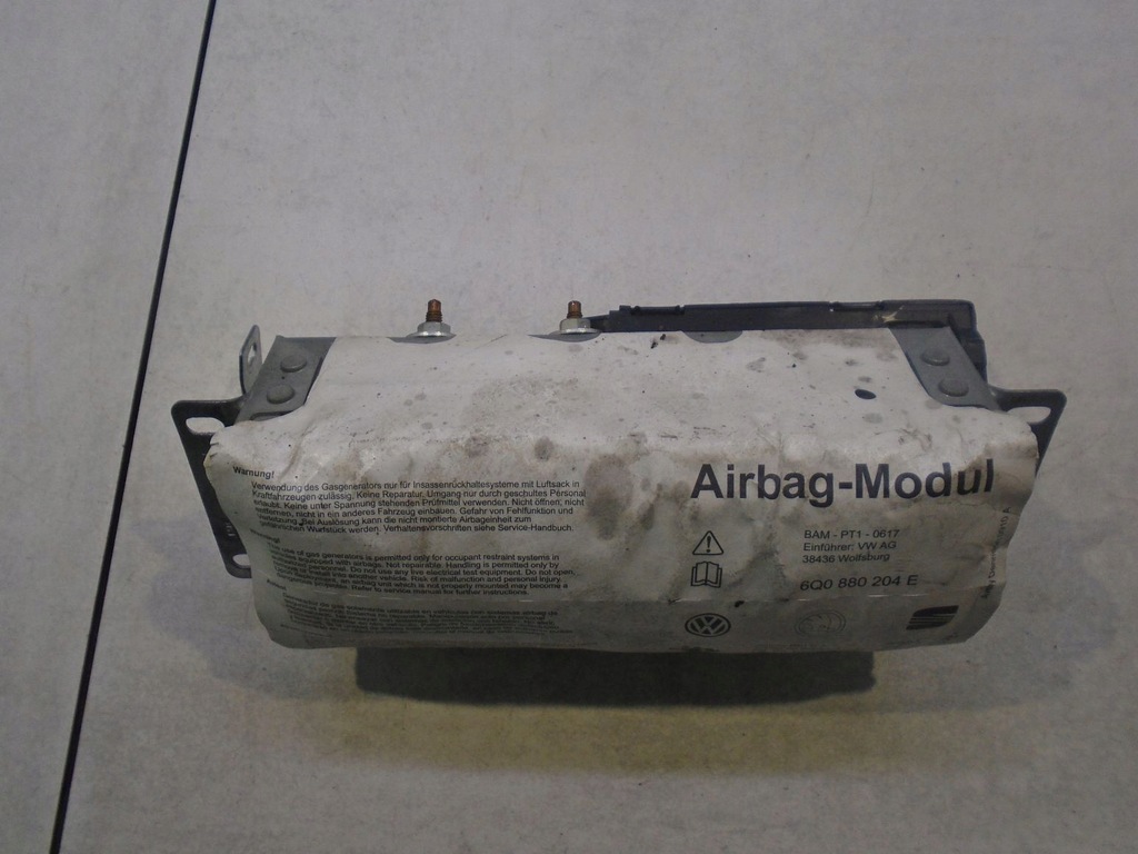 фото №4, Подушка безпеки подушка пасажира cordoba 1.2 6q0880204e