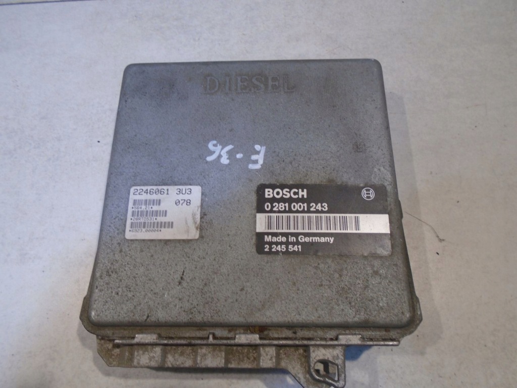 фото №1, Бортовой компьютер блок управления bmw e36 0281001243