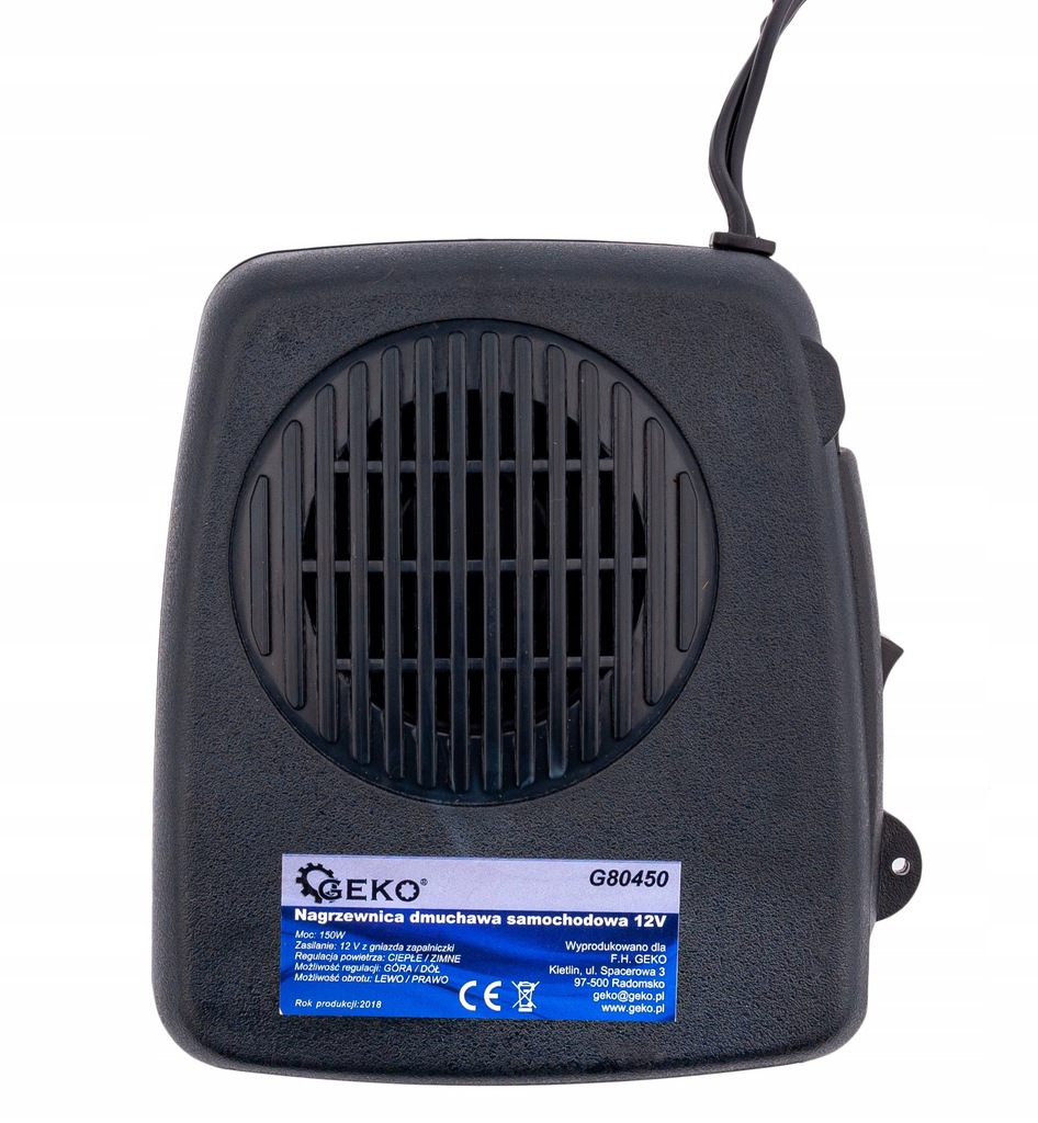 фото №14, Nagrzewnica/dmuchawa автомобильная 12v geko g80450 отопитель