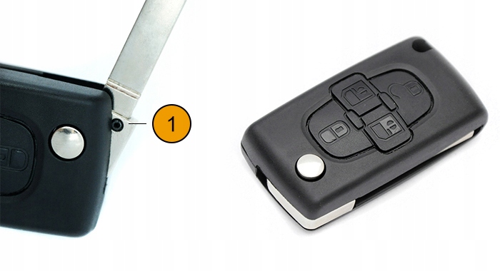 фото №5, Peugeot 1007 ключ корпус pilot ключ 4p жало