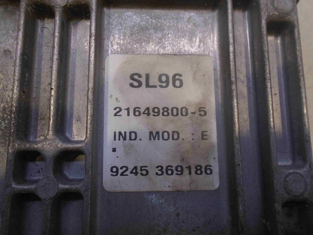 фото №4, Блок управления двигателя berlingo i 1.4 8v 9632520380