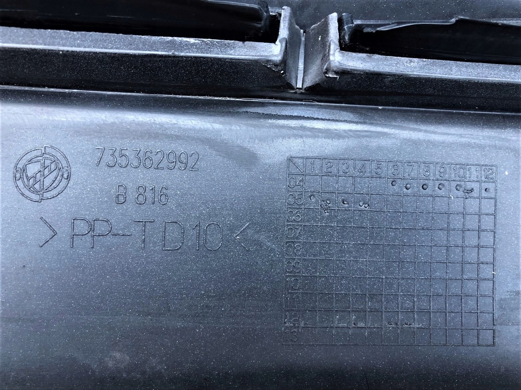 фото №15, Lancia musa 04- бампер перед 735362992 оригинал