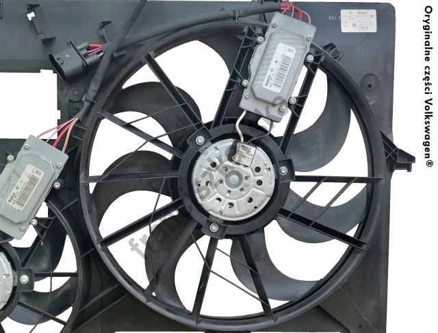 Вентилятор радіатора vw touareg audi q7 cayenne оригінальний номер Зі Шроту