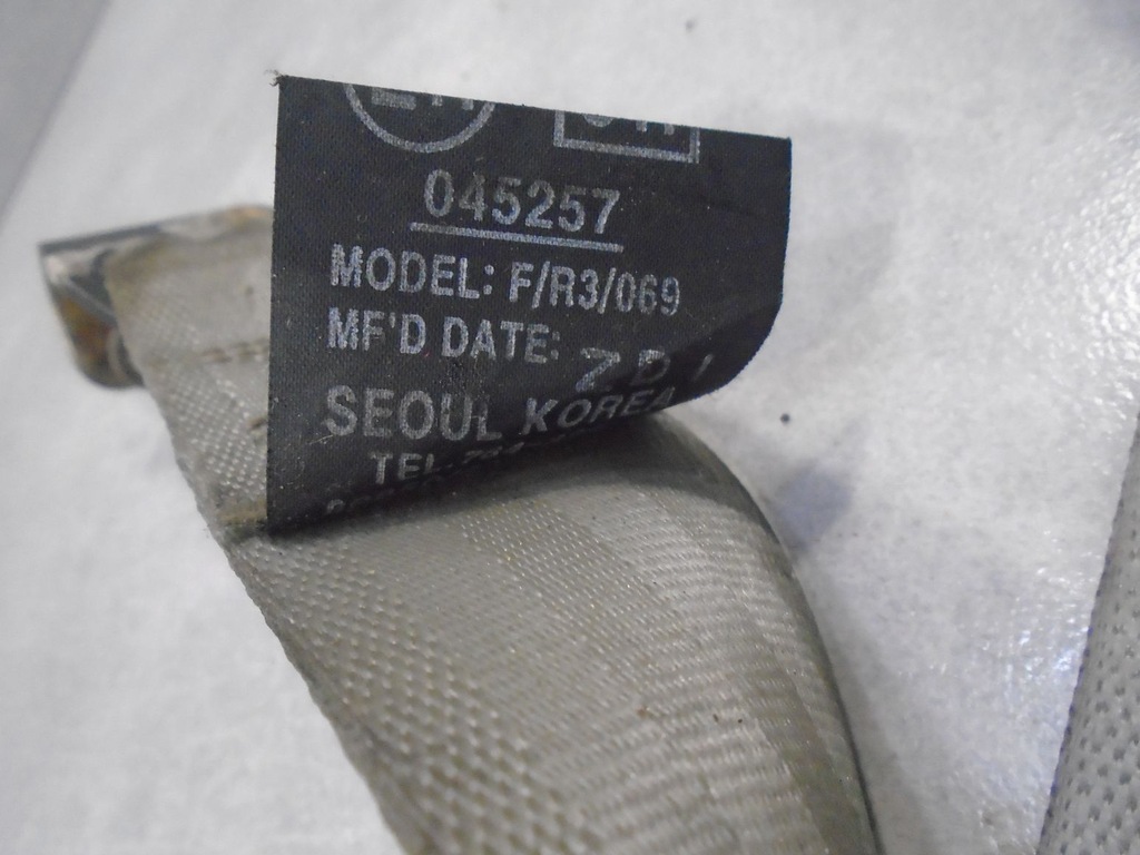 фото №5, Pas безопасности правый задняя 3 ряд hyundai trajet