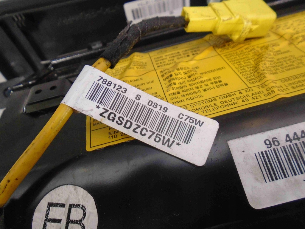 фото №5, Подушка подушка безпеки пасажира chevrolet kalos 964448485