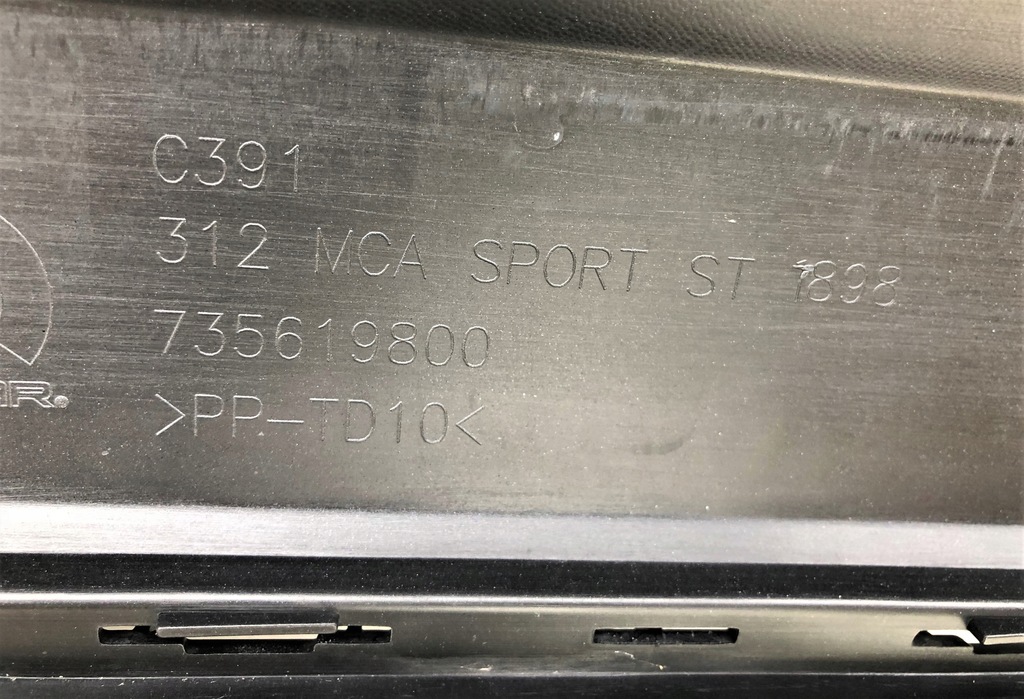 фото №9, Fiat 500 sport lift 15- бампер задня 735619800 org