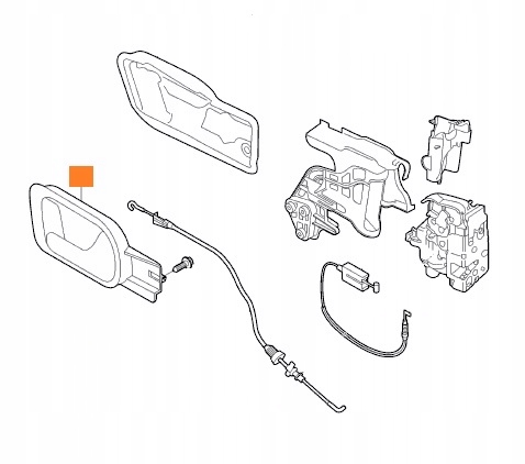 фото №10, Ручка внутренняя seat ibiza левая хром 6j1837113a